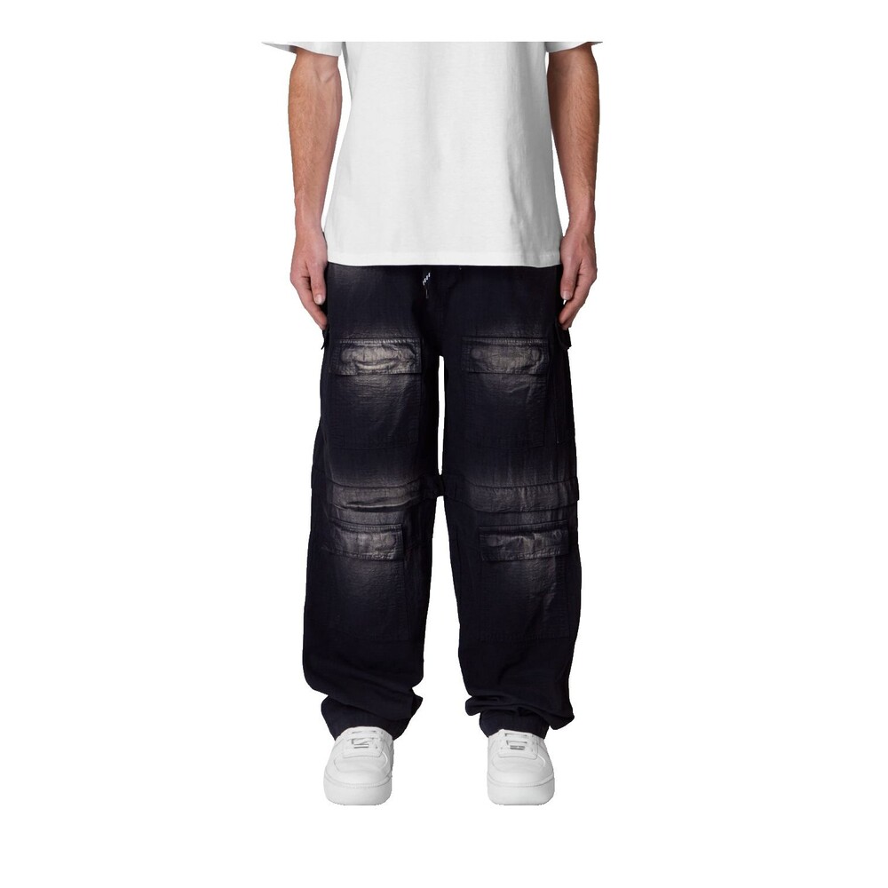 MNML Ultra Baggy Oversized Cargo Pants Mens M/L 100% Cotton Ripstop Streetwear
